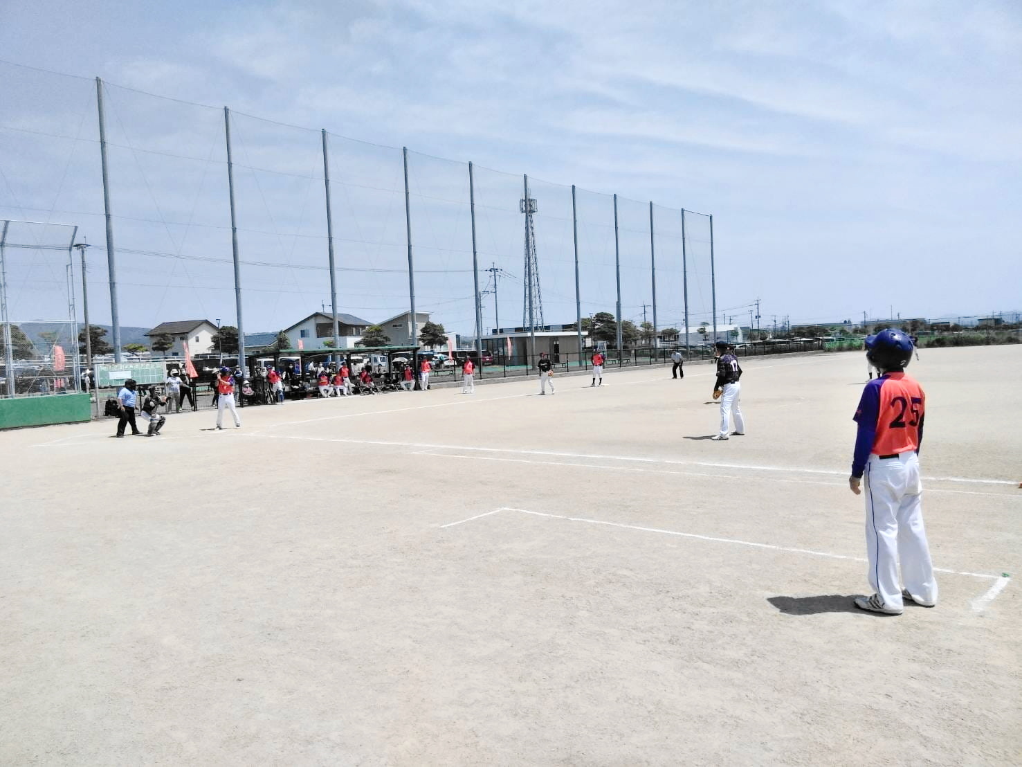 白熱した試合展開に(大村市総合運動公園)