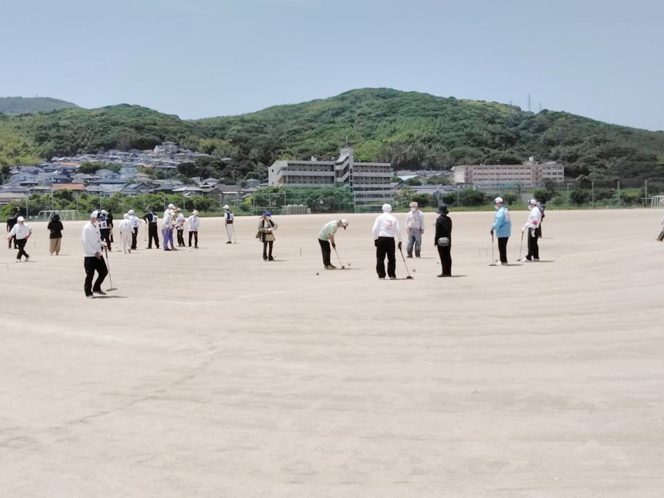ゲートボール競技の様子