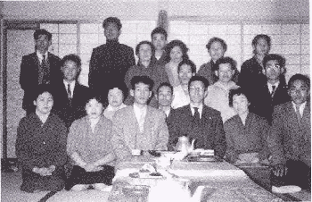 昭和35年3月21日 球磨支部の会合に集まった会員