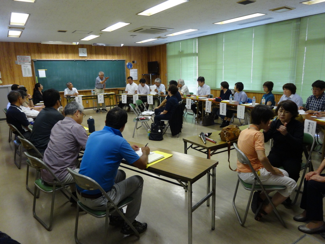第１回熊本手話言語条例検討委員会の様子