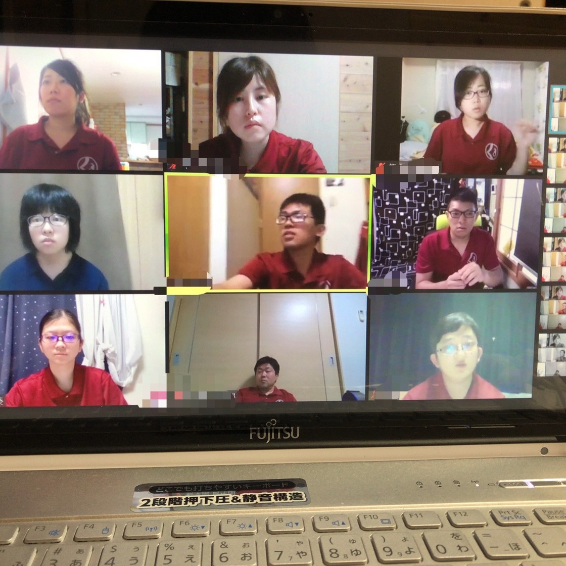 オンラインでの定期総会開催の様子