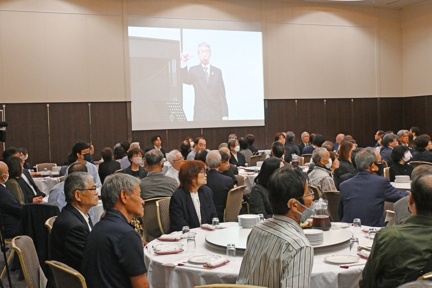 故 松永 朗氏を偲ぶ会会場の様子