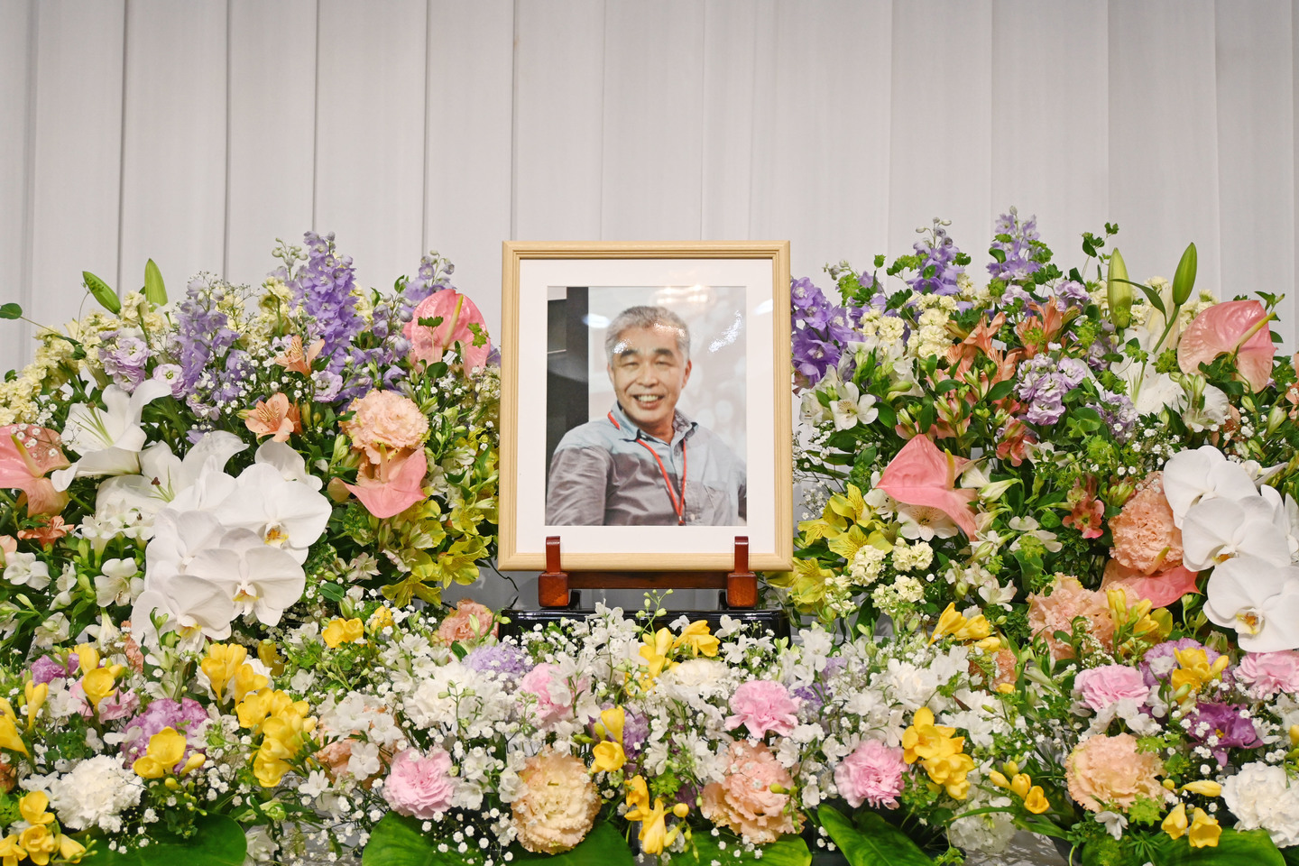 故 松永 朗氏の遺影