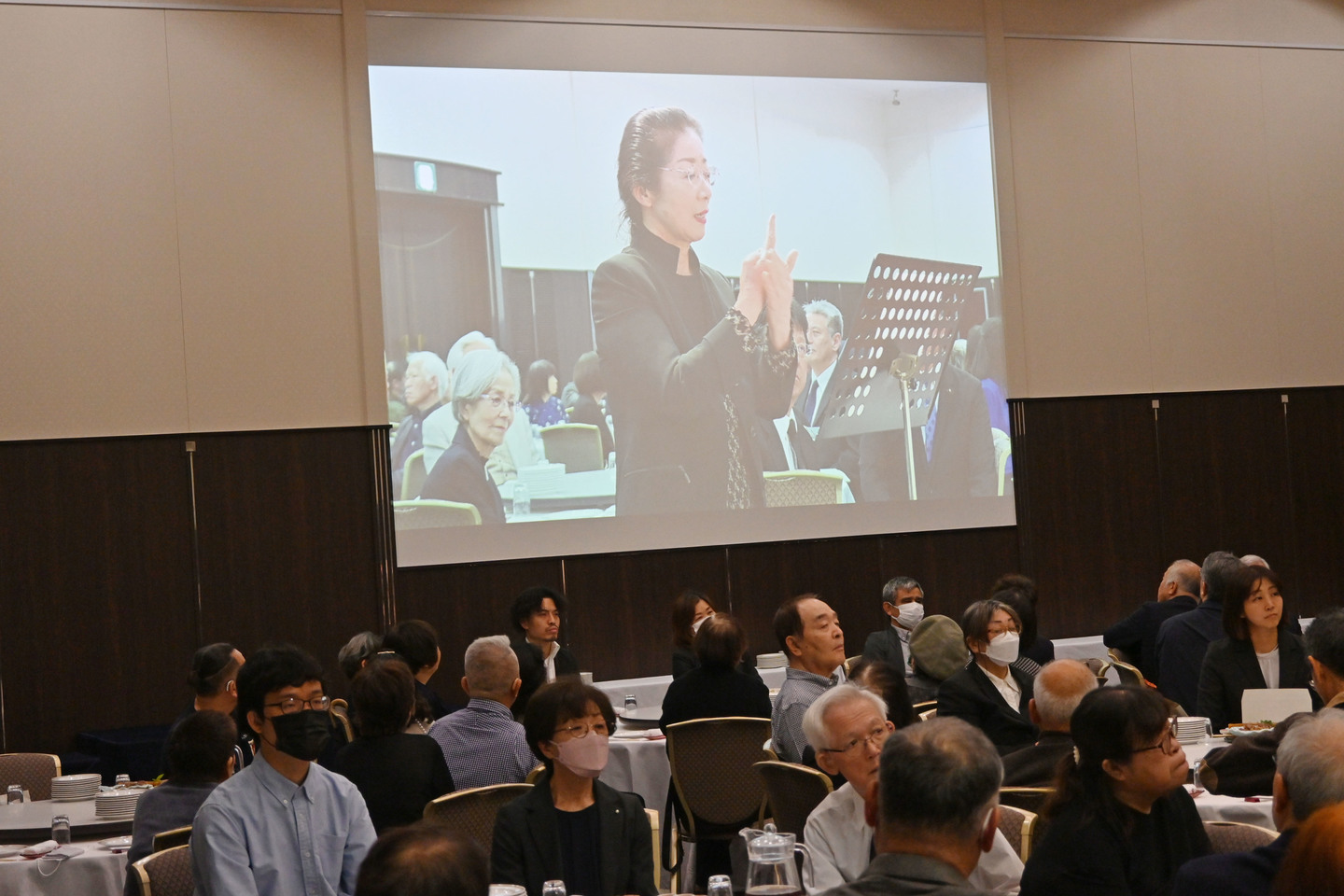 故 松永 朗氏を偲ぶ会会場の様子