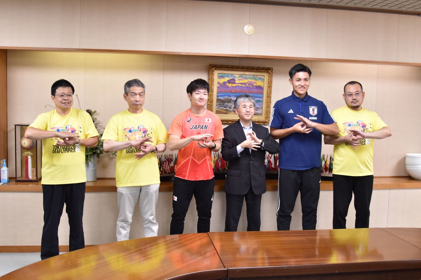 熊本市長表敬訪問（７月１６日　熊本市役所）